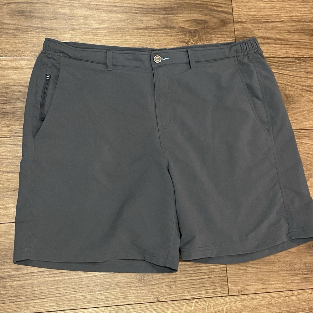 Freefly‎ Bamboo Hybrid Shorts Utility II XXL Blue Gray Men's Performance Golf